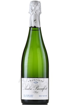 Andre Beaufort Polisy Blanc de Blancs - шампанское Андре Бофор Полизи Блан де Блан 0.75 л белое брют натюр