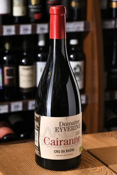 Domaine Eyverine Cairanne Cru du Rhone - вино Домен Эйверин Керанн Крю дю Рон 0.75 л красное сухое