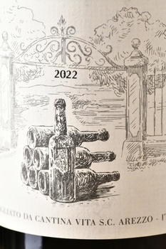 Chianti Vita - вино Кьянти Вита 2021 год 0.75 л красное сухое