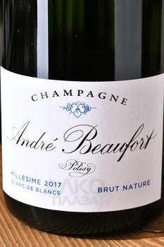 Andre Beaufort Polisy Blanc de Blancs - шампанское Андре Бофор Полизи Блан де Блан 0.75 л белое брют натюр