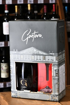Gaetano Prosecco Extra Dry - вино игристое Гаэтано Просекко Экстра Драй 0.75 л белое экстра драй в п/у + 1 бокал