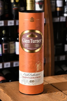Single Malt Glen Turner Sherry Cask Finish - виски Сингл Молт Глен Тёрнер Шерри Каск Финиш 0.7 л в тубе