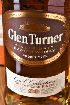 Single Malt Glen Turner Sherry Cask Finish - виски Сингл Молт Глен Тёрнер Шерри Каск Финиш 0.7 л в тубе