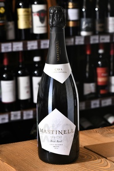 Mastinell Heretat Cava Brut Real Gran Reserva - вино игристое Мастинелл Херетат Кава Гран Резерва Брют Реал 0.75 л белое брют