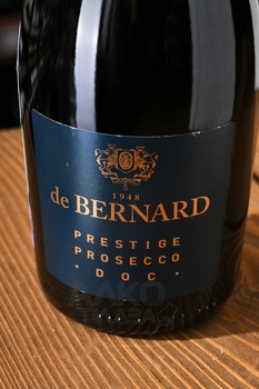de Bernard Prestige Prosecco - вино игристое де Бернар Престиж Просекко 0.75 л белое брют