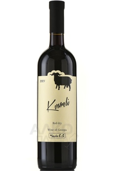 Koncho&Co Kvareli - вино Кончо и Ко Кварели 0.75 л красное сухое