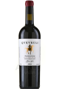 Вино Мукузани серия Квеврули 0.75 л красное сухое