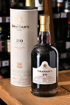 Porto Grahams Tawny 20 Years in Tube - портвейн Грэмс Тони 20 лет 0.75 л в тубе