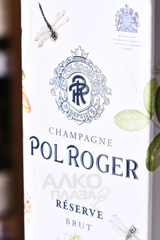 Pol Roger Brut Reserve gift box - шампанское Поль Роже Брют Резерв 0.75 л в картонной коробке