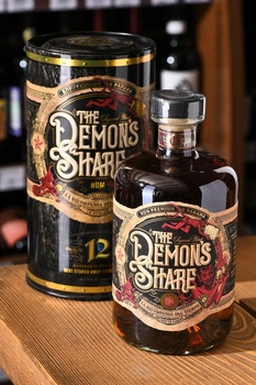 The Demon’s Share 12 Years Old - ром Демонс Шэр 12 лет 0.7 л в тубе