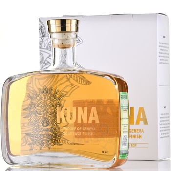 Kuna Davidoff of Geneva Cigar Cask Finish - ром Куна Давидофф оф Женева Сигар Каск Финиш 0.7 л в п/у