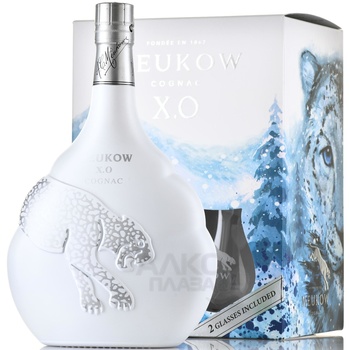 Meukow XO Ice Panter - коньяк Меуков ХО Айс Пантер 0.7 л в п/у + бокал