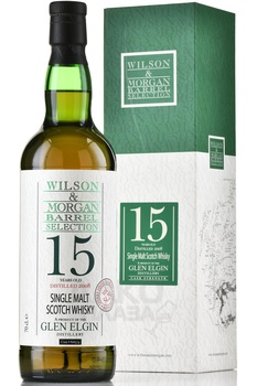 Wilson & Morgan Barrel Selection Glen Elgin Sherry Cask Finish Oloroso 15 Years Old - виски Вилсон энд Морган Баррел Селекшн Глен Элгин 15 лет Шерри Финиш Олоросо 0.7 л п/у