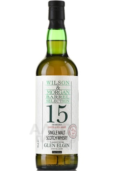 Wilson & Morgan Barrel Selection Glen Elgin Sherry Cask Finish Oloroso 15 Years Old - виски Вилсон энд Морган Баррел Селекшн Глен Элгин 15 лет Шерри Финиш Олоросо 0.7 л п/у