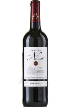 Chateau de Nivelle Bordeaux - вино Шато де Нивель Бордо 2020 год 0.75 л красное сухое