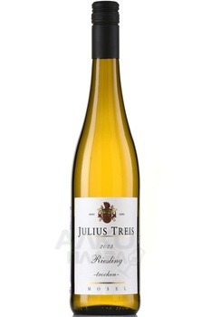 Julius Treis Riesling Mosel - вино Юлиус Трайс Рислинг Мозель 2022 год 0.75 л белое полусухое