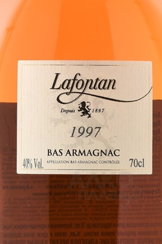 Lafontan Millesime 1997 Wooden Box - арманьяк Лафонтан Миллезиме 1997 года 0.7 л в д/у