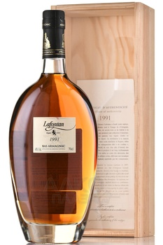 Lafontan Millesime 1991 - арманьяк Лафонтан Миллезим 1991 года 0.7 л