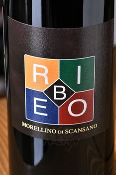 Ribeo Morellino di Scansano - вино Рибео Мореллино ди Сканcано 0.75 л красное сухое