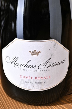 Marchese Antinori Franciacorta Brut Cuvee Royale DOCG - вино игристое Маркезе Антинори Франчиакорта Брют Кюве Рояле ДОКГ 0.75 л белое брют