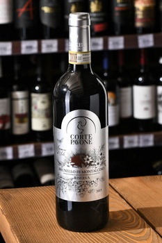 Corte Pavone Brunello di Montalcino Anemone al Sole - вино Корте Павоне Брунелло ди Монтальчино Ризерва Анемоне аль Соле 0.75 л красное сухое