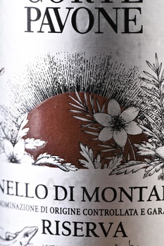 Corte Pavone Brunello di Montalcino Anemone al Sole - вино Корте Павоне Брунелло ди Монтальчино Ризерва Анемоне аль Соле 0.75 л красное сухое