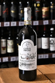 Corte Pavone Brunello di Montalcino Fiore del Vento - вино Корте Павоне Брунелло ди Монтальчино Фиоре дель Венто 0.75 л красное сухое