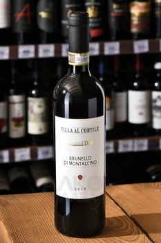 Villa al Cortile Brunello di Montalcino - вино Вилла аль Кортиле Брунелло ди Монтальчино 2019 год 0.75 л красное сухое