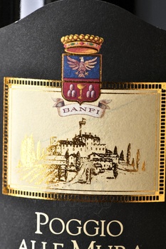 Banfi Poggio alle Mura Brunello di Montalcino Toscana - вино Банфи Поджио алле Мура Брунелло ди Монтальчино Тоскана 0.75 л красное сухое
