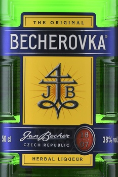 Becherovka - ликер Бехеровка 0.5 л