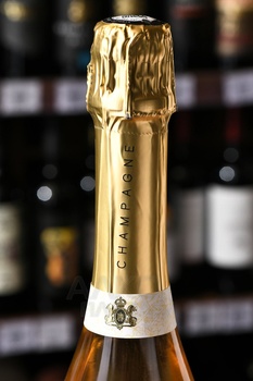 Champagne Alain Bailly Fleur De Vigne - шампанское Шампань Ален Байи Флёр де Винь 0.75 л белое брют