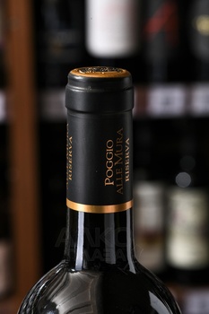 Brunello di Montalcino Riserva Poggio alle Mura - вино Поджо Алле Мура Брунелло ди Монтальчино Ризерва 0.75 л красное сухое