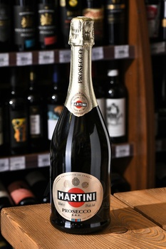 Martini Prosecco - вино игристое Мартини Просекко 0.75 л белое экстра драй в чехле