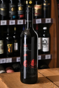 365 Wines Cherry - вино 365 Вишнёвое 0.75 л красное полусладкое