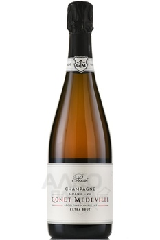 Gonet-Medeville Extra Brut Rose Grand Cru - шампанское Гоне-Медвиль Экстра Брют Розе Гран Крю 0.75 л