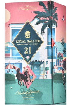 Chivas Regal Royal Salute 21YO Polo Miami Blended - виски Чивас Ригал Роял Салют 21 год Майами Поло Бленд 0.7 л в п/у