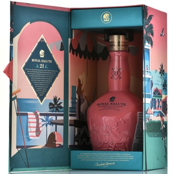 Chivas Regal Royal Salute 21YO Polo Miami Blended - виски Чивас Ригал Роял Салют 21 год Майами Поло Бленд 0.7 л в п/у
