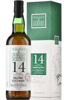 Wilson & Morgan Barrel Selection Glenrothes Sherry Finish PX 14 Years Old - виски Вилсон энд Морган Баррел Селекшн Гленротес Шерри Финиш ПХ 14 лет 0.7 л в п/у