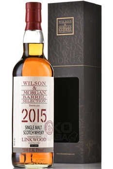 Wilson & Morgan Barrel Selection Linkwood Sherry Finish Oloroso 9 Years Old - виски Вилсон энд Морган Баррел Селекшн Линквуд Шерри Финиш Олоросо 9 лет 0.7 л в п/у