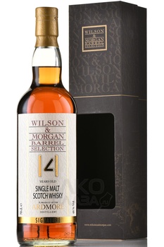 Wilson & Morgan Barrel Selection Ardmore 14 Years Old - виски Вилсон энд Морган Баррел Селекшн Ардмор 14 лет 0.7 л в п/у