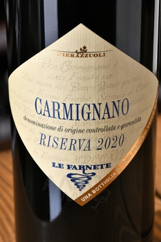 Le Farnete Carmignano Reserva - вино Ле Фарнете Карминьяно Резерва 0.75 л красное сухое