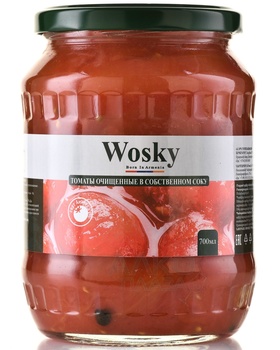 Консервы Воски Томаты Очищенные в Собственном Соку 680 гр