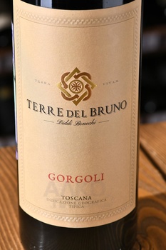 Terre del Bruno Gorgoli Toscana - вино Терре дель Бруно Горголи Тоскана 0.75 л красное сухое