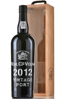 Royal Compahnia Velha Vintage Port 2012 - портвейн Реал Компания Вэлья Винтаж Порт 0.75 л в п/у дерево