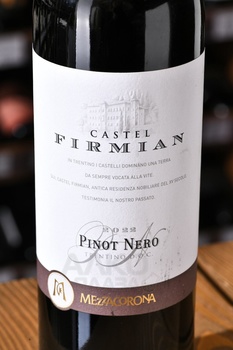 Castel Firmian Pinot Nero Trentino DOC - вино Кастель Фирмиан Пино Неро 0.75 л красное сухое