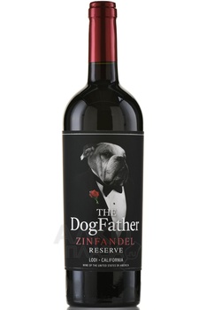 The Dog Father Reserve Zinfandel - вино Зэ Дог Фазер Резерв Зинфандель 0.75 л красное полусухое