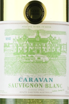 Caravan Sauvignon Blanc - вино Караван Совиньон Блан 0.75 л белое сухое