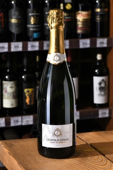 Leopold Leman Cremant de Bordeaux - вино игристое Леопольд Леман Креман де Бордо 0.75 л брют белое