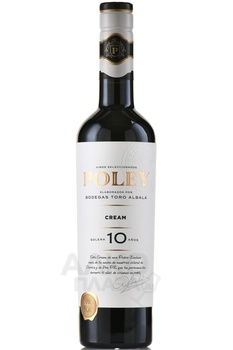 Poley Cream 10 Anos - херес Полей Крем 10 лет 0.5 л красный сладкий