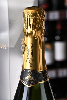 Louis Vallon Cremant de Bordeaux - вино игристое Луи Валлон Креман де Бордо 0.75 л белое брют в п/у прозрачная